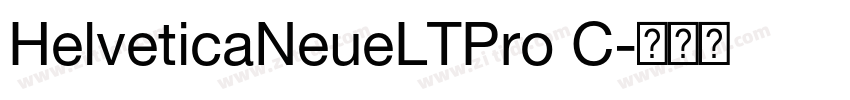 HelveticaNeueLTPro C字体转换